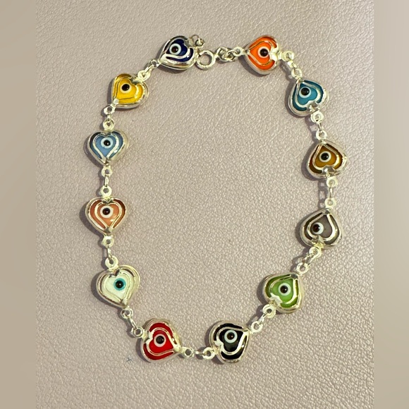 Silver 925 Bracelet with hearts  - Women's Jewelry - Picture 3 of 6